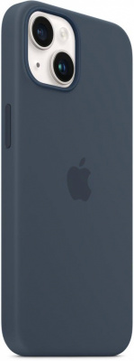 Силиконовый чехол для iPhone 14 (Storm Blue)