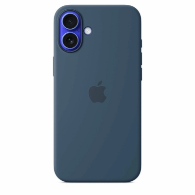 Силиконовый чехол для iPhone 16 с MagSafe (Denim)