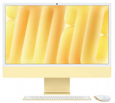 apple imac 24" retina 4,5k m4 (8c cpu, 8c gpu), 16 гб, 256 gb ssd, yellow от магазина Appleworld