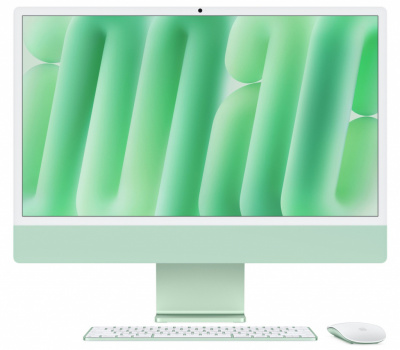 apple imac 24" retina 4,5k m4 (8c cpu, 8c gpu), 16 гб, 256 gb ssd, green от магазина Appleworld