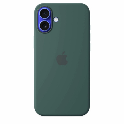 Силиконовый чехол для iPhone 16 с MagSafe (Lake Green)