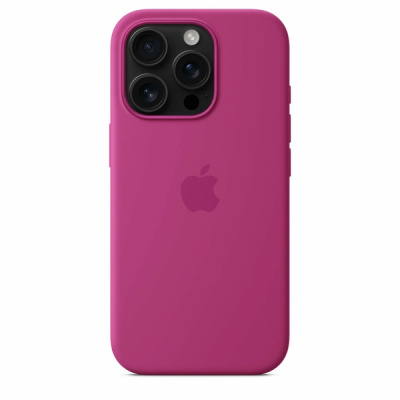 Силиконовый чехол для iPhone 16 Pro с MagSafe (Fuchsia)