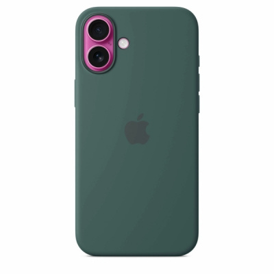 Силиконовый чехол для iPhone 16 Plus с MagSafe (Lake Green)