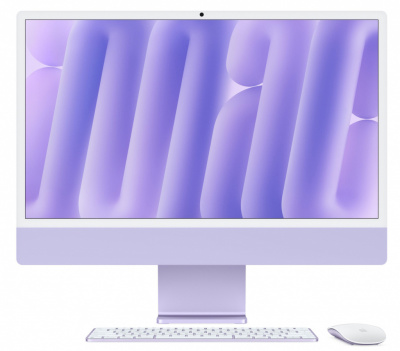apple imac 24" retina 4,5k m4 (8c cpu, 8c gpu), 16 гб, 256 gb ssd, purple от магазина Appleworld