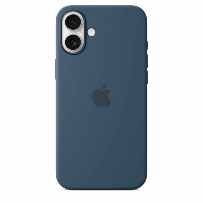 Силиконовый чехол для iPhone 16 Plus с MagSafe (Denim)