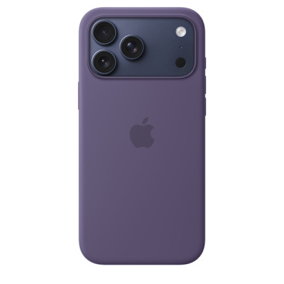 Силиконовый чехол для iPhone 17 Pro Max с MagSafe (Purple Fog)