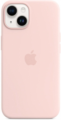 Силиконовый чехол для iPhone 14 (Chalk Pink)