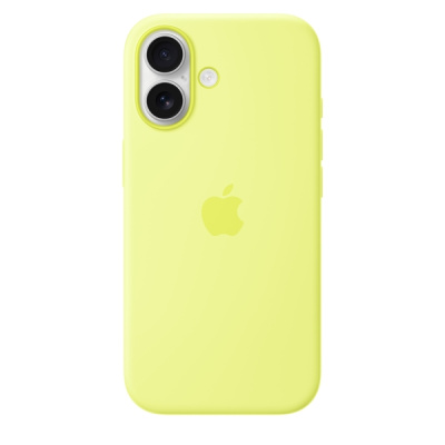 Силиконовый чехол для iPhone 17 с MagSafe (Neon Yellow)