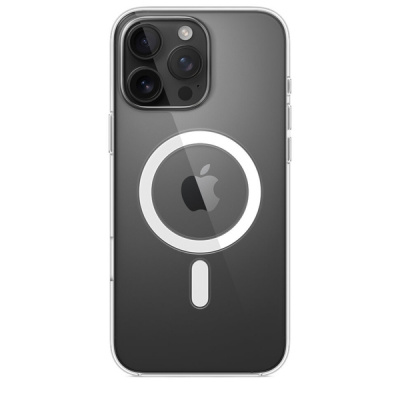 Чехол для iPhone 16 Pro Max Clear case с MagSafe (прозрачный)
