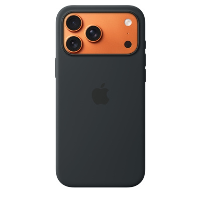 Силиконовый чехол для iPhone 17 Pro Max с MagSafe (Black)