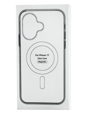 Чехол для iPhone 17 Clear case с MagSafe (прозрачный)
