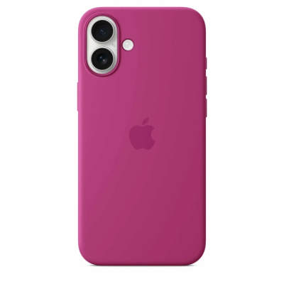Силиконовый чехол для iPhone 16 Plus с MagSafe (Fuchsia)