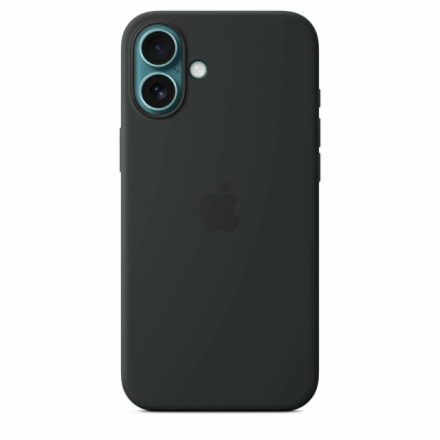 Силиконовый чехол для iPhone 16 с MagSafe (Black)