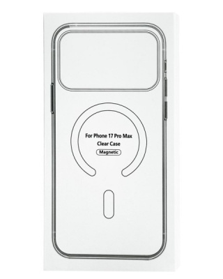 Чехол для iPhone 17 Pro Max Clear case с MagSafe (прозрачный)