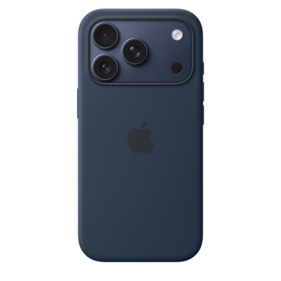 Силиконовый чехол для iPhone 17 Pro с MagSafe (Midnight)