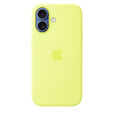 Силиконовый чехол для iPhone 17 с MagSafe (Neon Yellow)