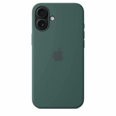 Силиконовый чехол для iPhone 16 с MagSafe (Lake Green)
