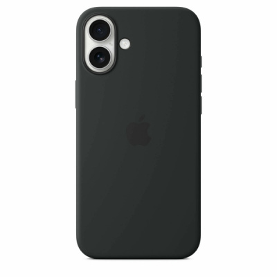 Силиконовый чехол для iPhone 16 Plus с MagSafe (Black)