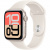 apple watch se 3, 44 мм, корпус из алюминия цвета starlight, спортивный ремешок магазин Appleworld
