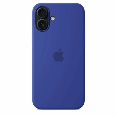 Силиконовый чехол для iPhone 16 с MagSafe (Ultramarine)
