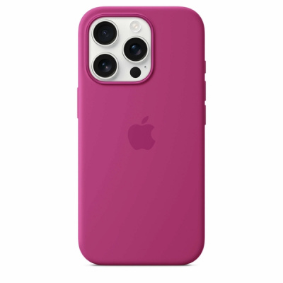 Силиконовый чехол для iPhone 16 Pro Max с MagSafe (Fuchsia)