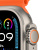 apple watch ultra 2, 49 мм, корпус из титана, ремешок ocean оранжевого цвета магазин Appleworld
