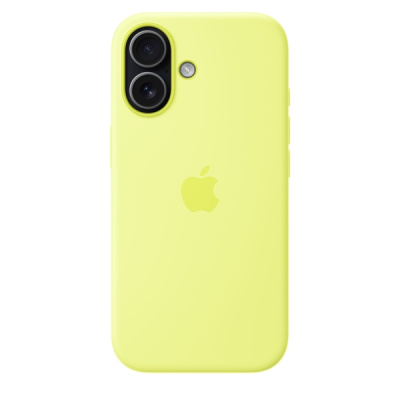 Силиконовый чехол для iPhone 17 с MagSafe (Neon Yellow)