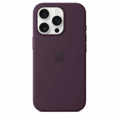 Силиконовый чехол для iPhone 16 Pro Max с MagSafe (Plum)