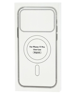 Чехол для iPhone 17 Pro Clear case с MagSafe (прозрачный)