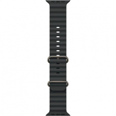 apple watch ultra 3, 2025 г., 49 мм, корпус из титана цвета natural, ремешок ocean black магазин Appleworld
