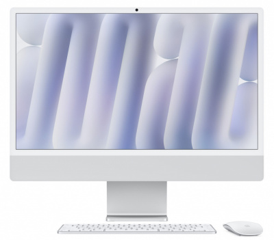 apple imac 24" retina 4,5k m4 (10c cpu, 10c gpu), 16 гб, 512 gb ssd, silver от магазина Appleworld