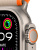 apple watch ultra 2, 49 мм, корпус из титана, ремешок trail оранжевого/бежевого цвета магазин Appleworld