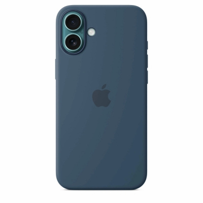 Силиконовый чехол для iPhone 16 с MagSafe (Denim)