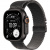 apple watch ultra 3, 2025 г., 49 мм, корпус из титана цвета black, миланский ремешок black магазин Appleworld