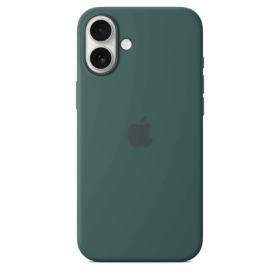 Силиконовый чехол для iPhone 16 Plus с MagSafe (Lake Green)