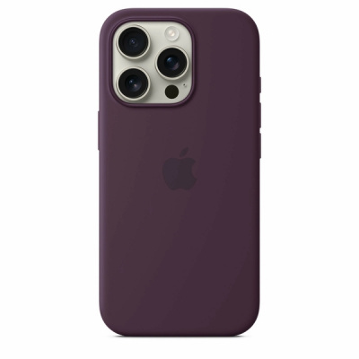 Силиконовый чехол для iPhone 16 Pro Max с MagSafe (Plum)